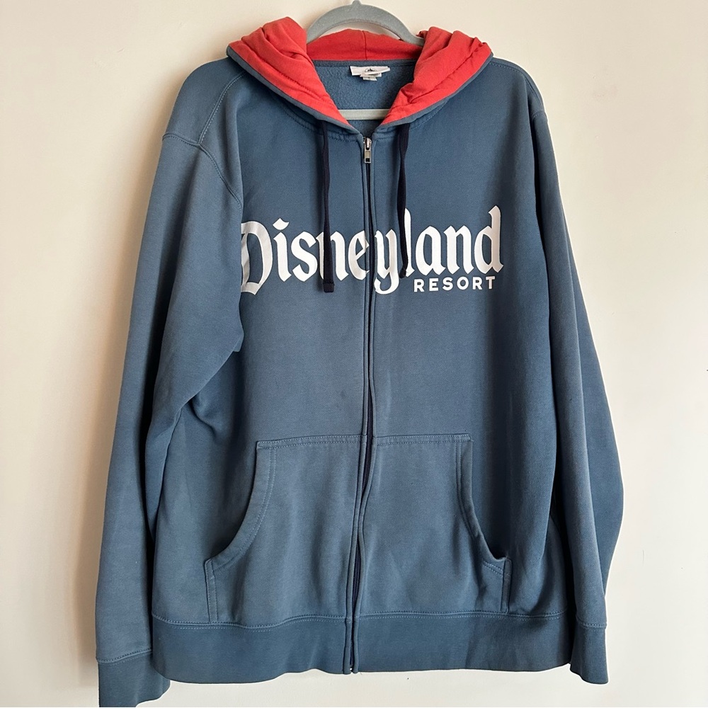 Disneyland Resort Blue and Red Hoodie